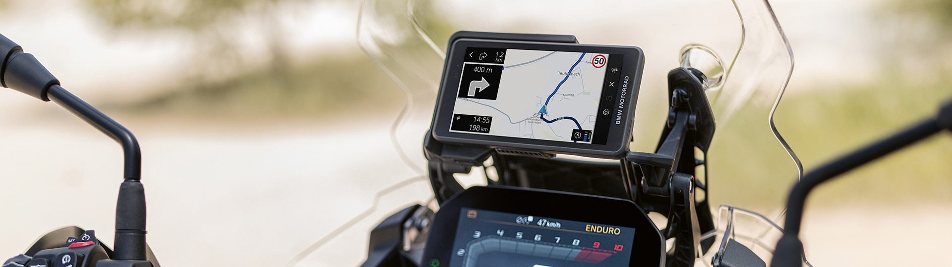 Navigation and communication accessories | BMW Motorrad