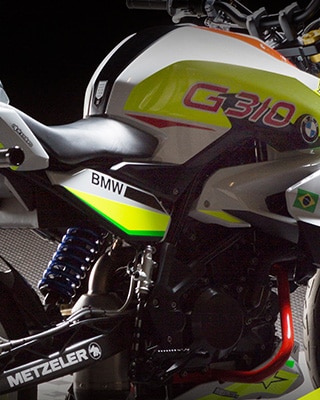 The BMW Concept Stunt G 310.