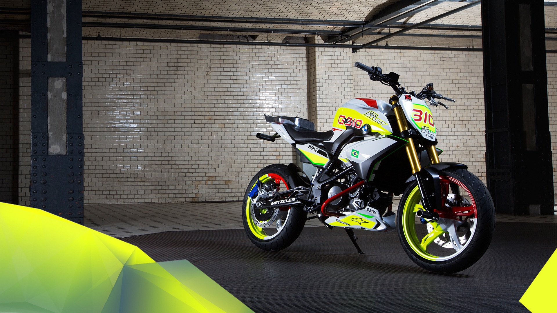 The BMW Concept Stunt G 310.