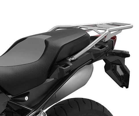 We see the Comfort seat of the F 850 GS Adventure.