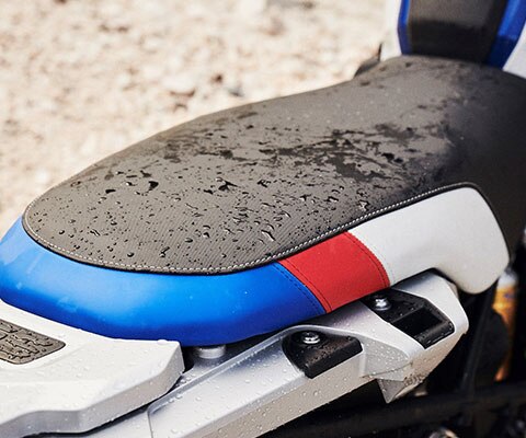 You are sitting comfortably on the BMW R 1250 GS.