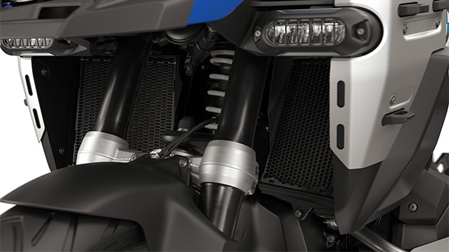 Large radiator cowl and radiator grille guards
