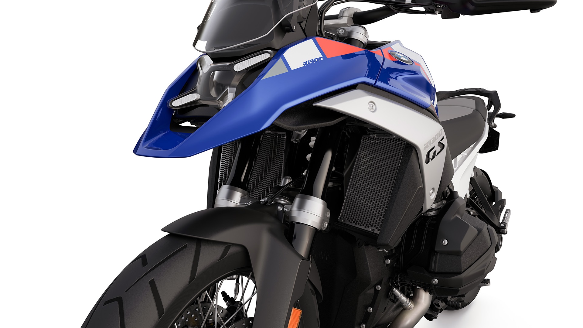 The radiator grille guards of the R 1300 GS from BMW Motorrad