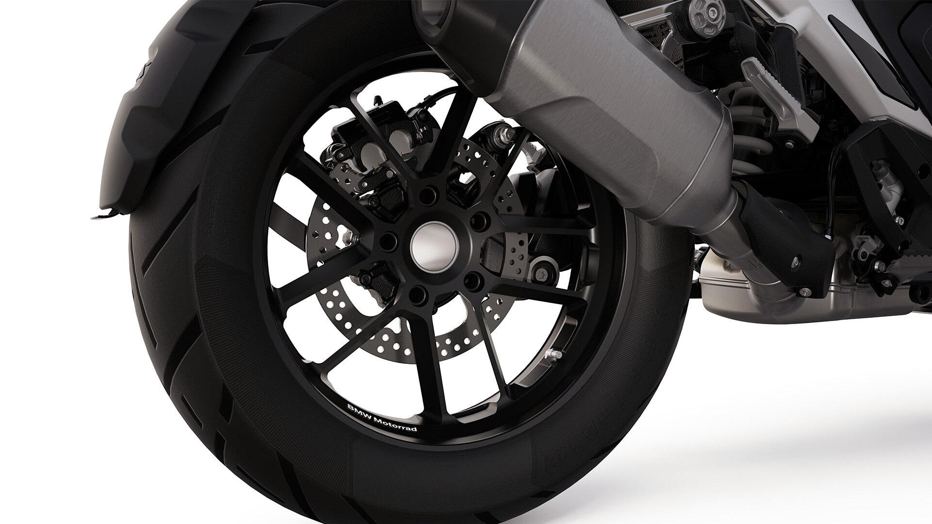 The forged enduro wheels of the R 1300 GS Trophy from BMW Motorrad
