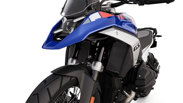 The radiator grille guards of the R 1300 GS from BMW Motorrad