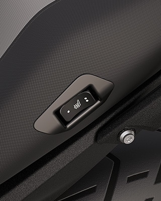 Seat heating on the BMW R 1300 GS Triple Black