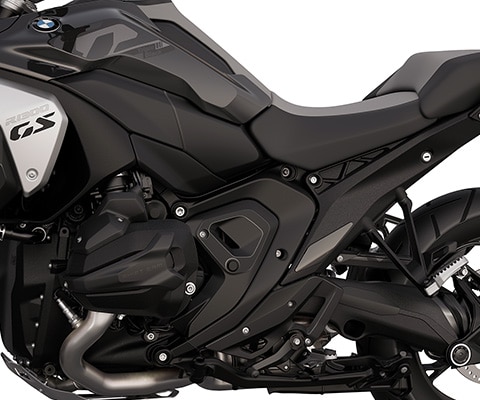 The black frame of the R 1300 GS Triple Black from BMW Motorrad