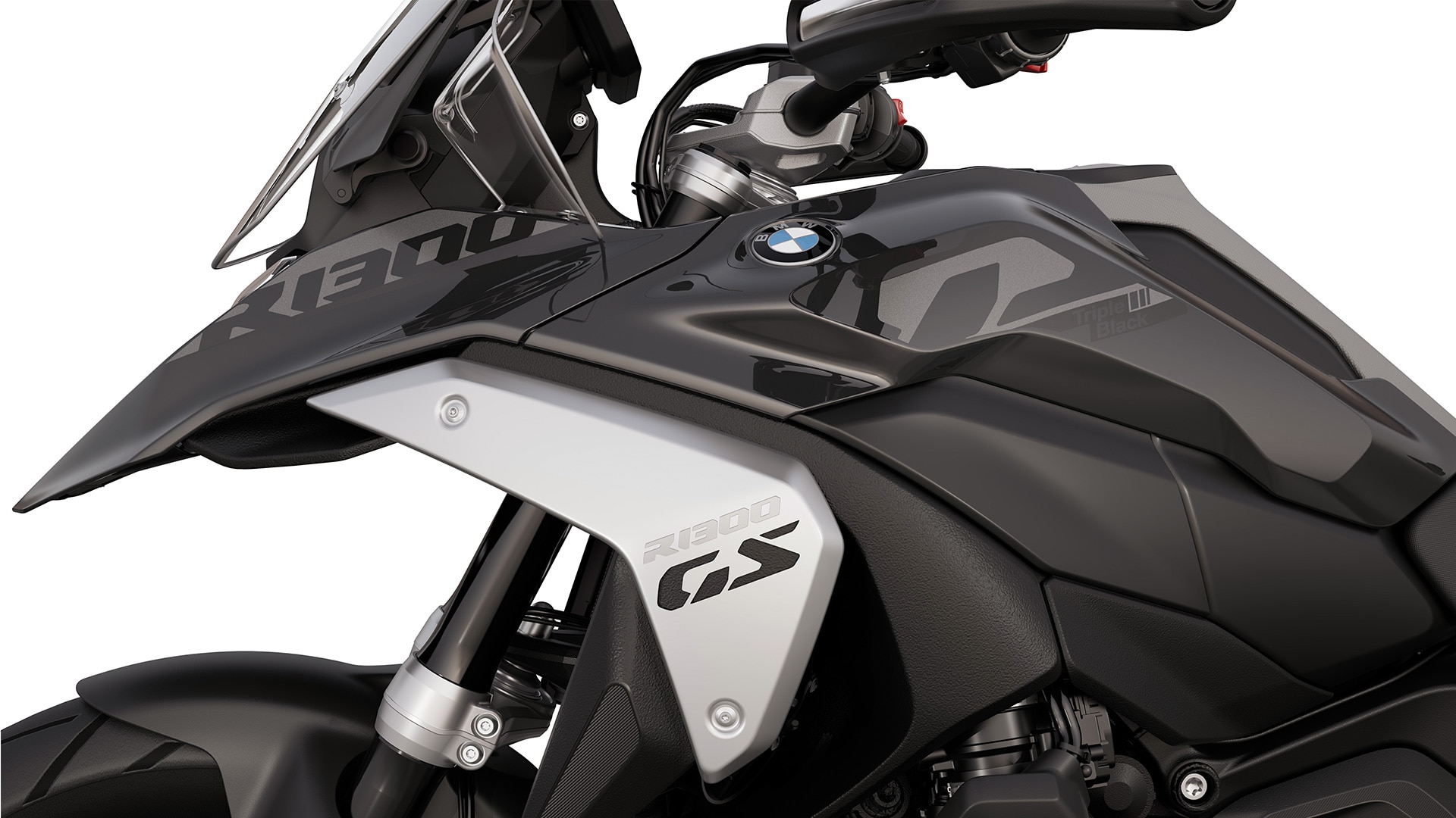 The “Triple Black” inscription on the R 1300 GS from BMW Motorrad