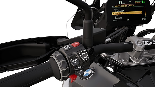 DCC on the BMW R 1300 GS Triple Black