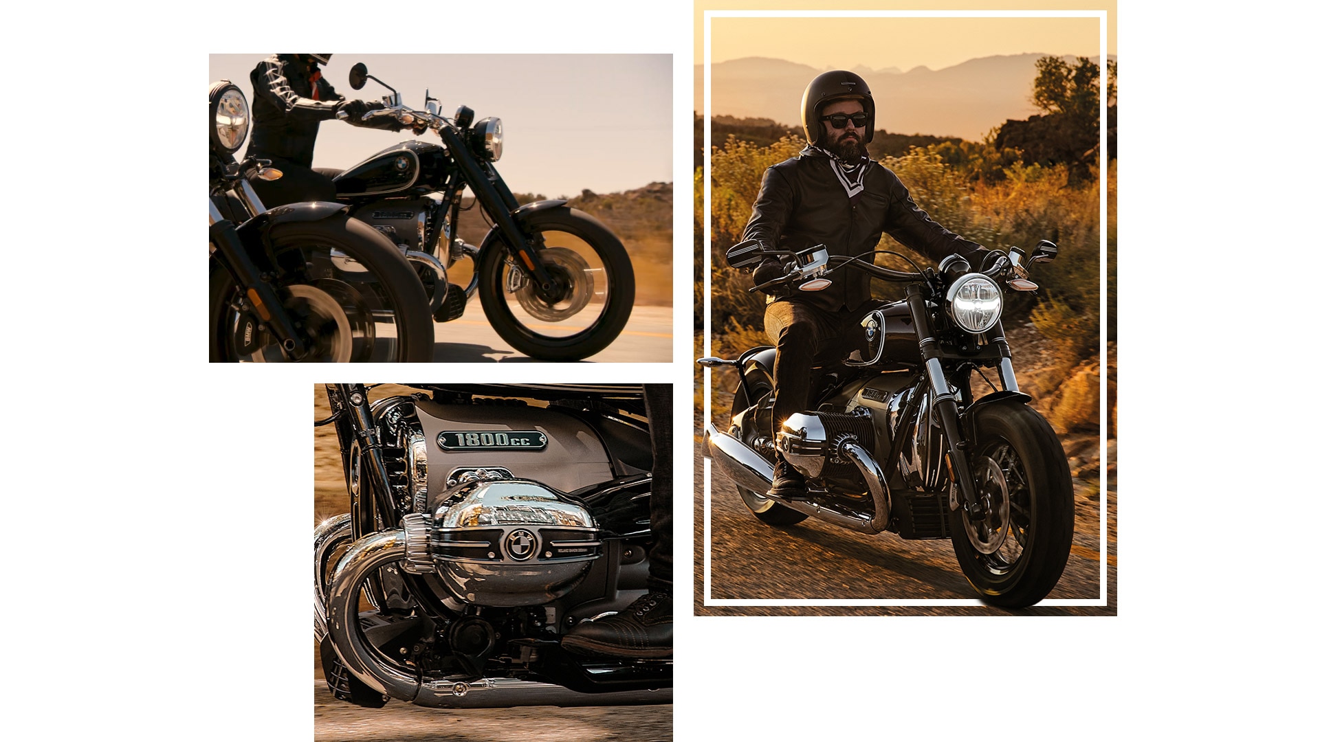 Collage of the BMW R 18 family.