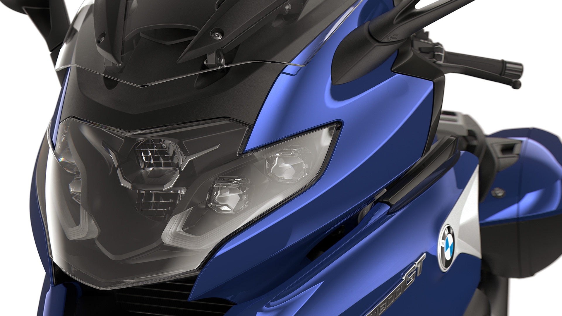 Focus on the LED headlights.