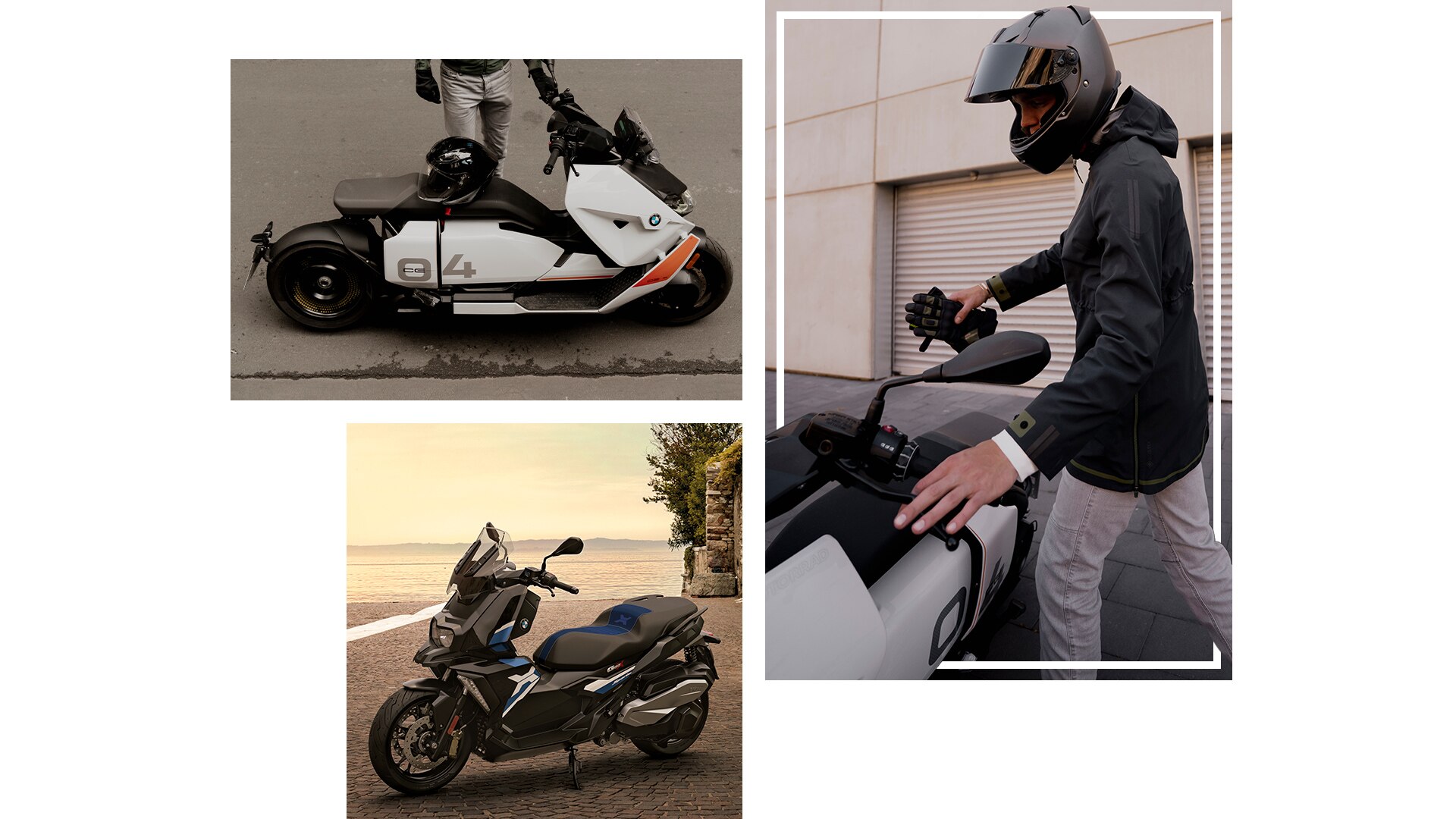 Overview of BMW Motorrad scooter models.
